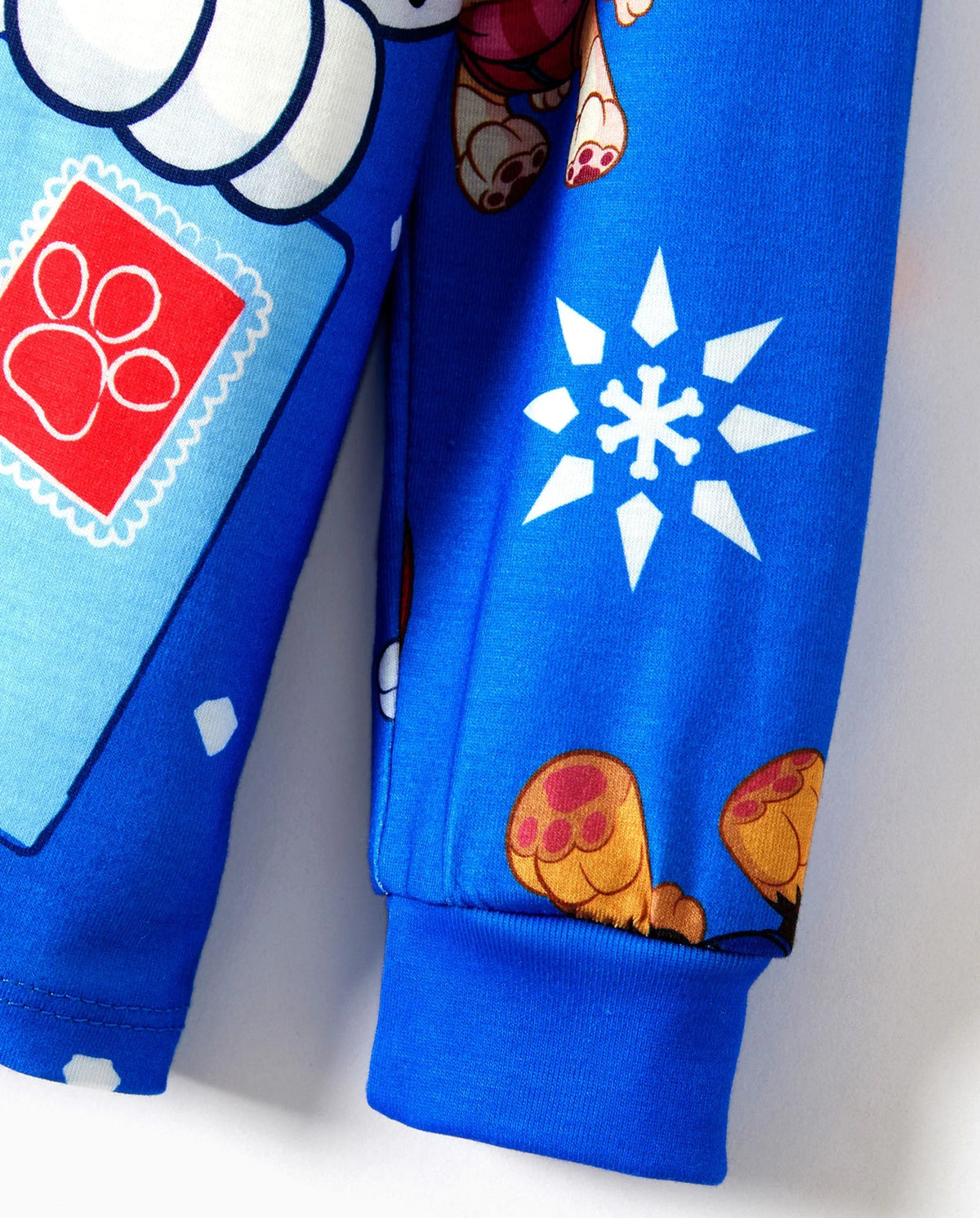 PatPat PAW Patrol Family Matching Christmas Pajamas Santa Hat Graphic Blue & Red