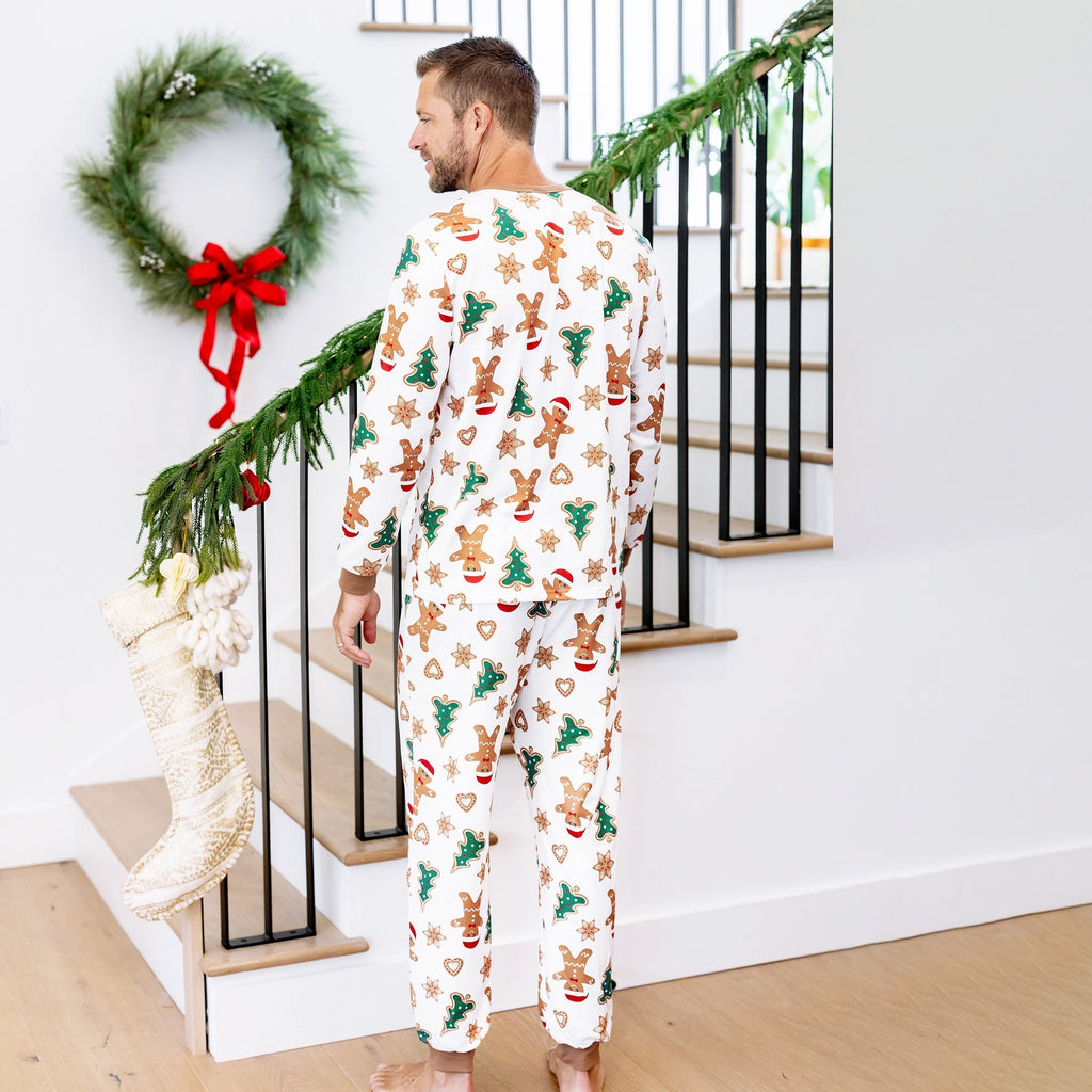 PatPat Family Matching Christmas Pajamas Gingerbread & Christmas Tree Brown