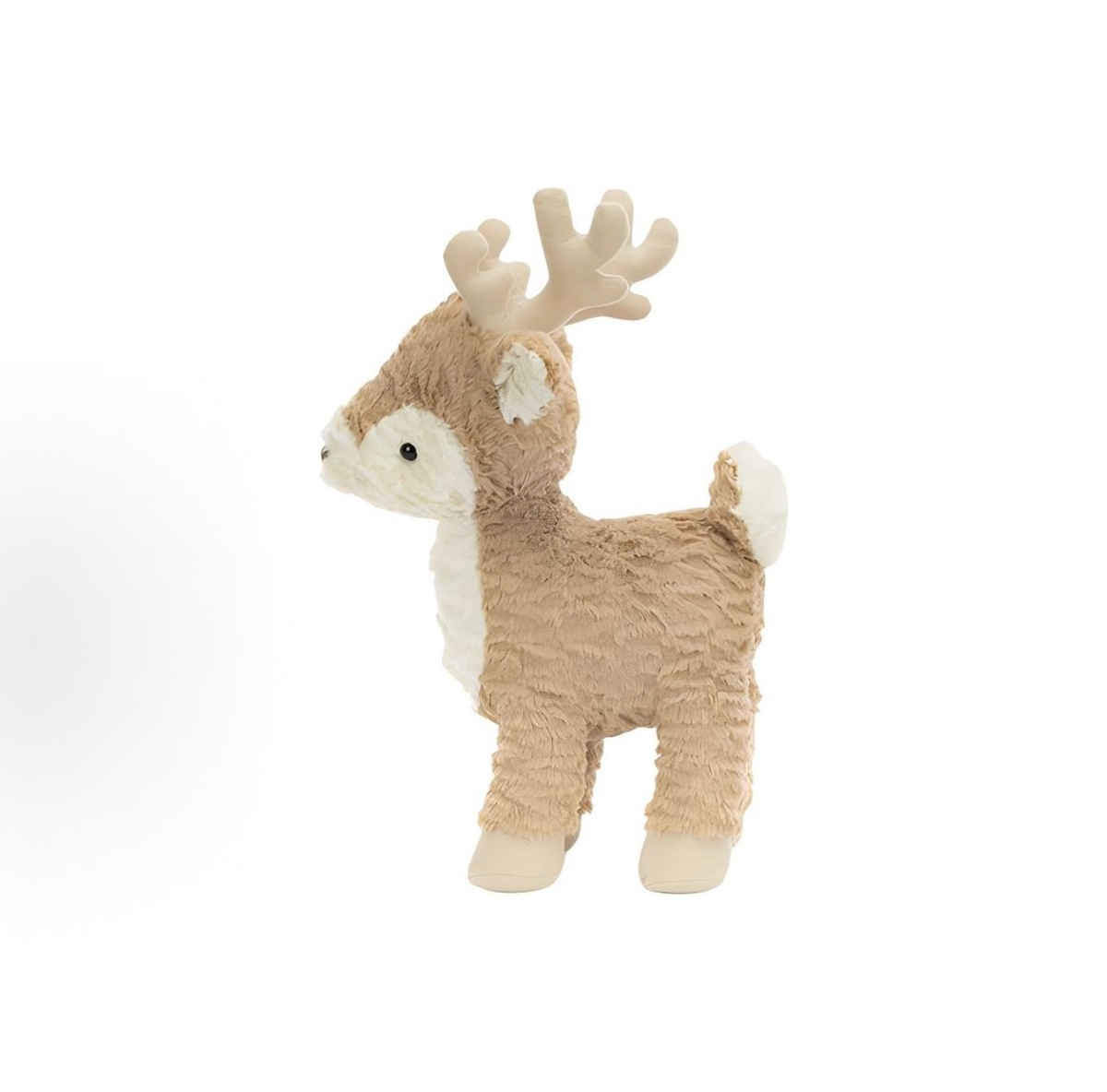 Christmas Reindeer Stuffed Animal Plush Toy, 30cm Soft Standing Deer Plushie, Cute Holiday Gift for Kids Baby Shower