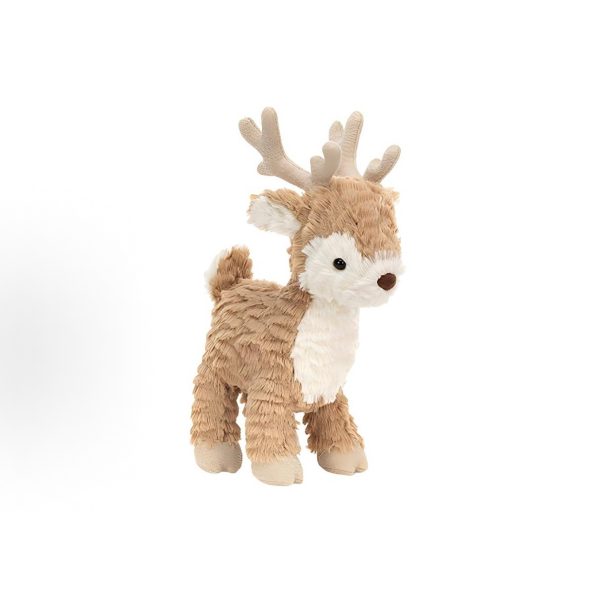 Christmas Reindeer Stuffed Animal Plush Toy, 30cm Soft Standing Deer Plushie, Cute Holiday Gift for Kids Baby Shower