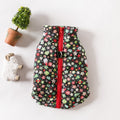 Christmas Star&Santa Printed Dog Jacket Vest