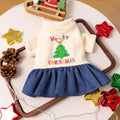 Christmas Tree Denim Dog Cat Dress/Jacket