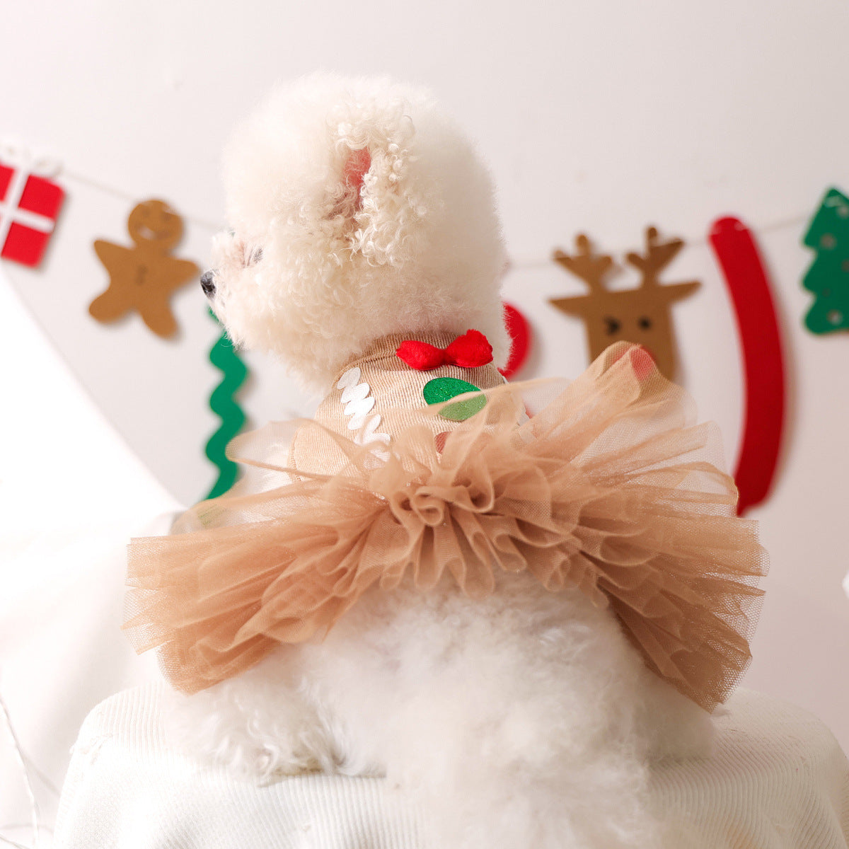 Christmas Gingerbread Man Dog Cat Dress