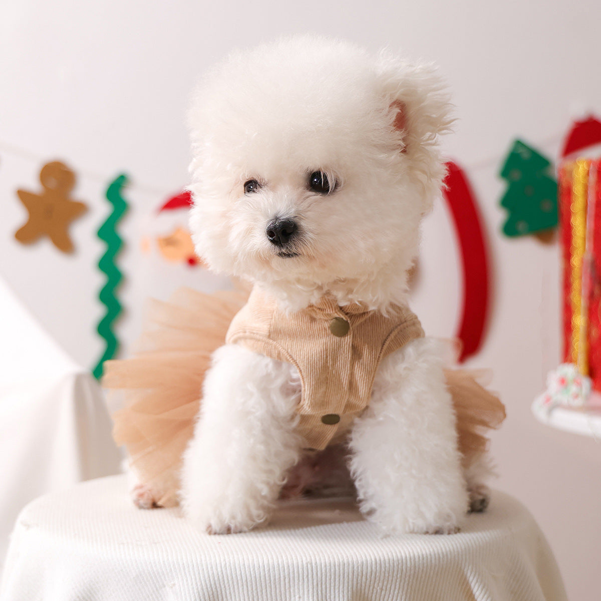 Christmas Gingerbread Man Dog Cat Dress