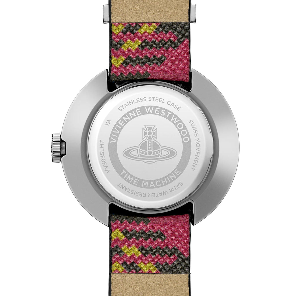 Vivienne Westwood Rebel 30mm Silver Dial Leather Ladies Quartz Watch VV303SLMT