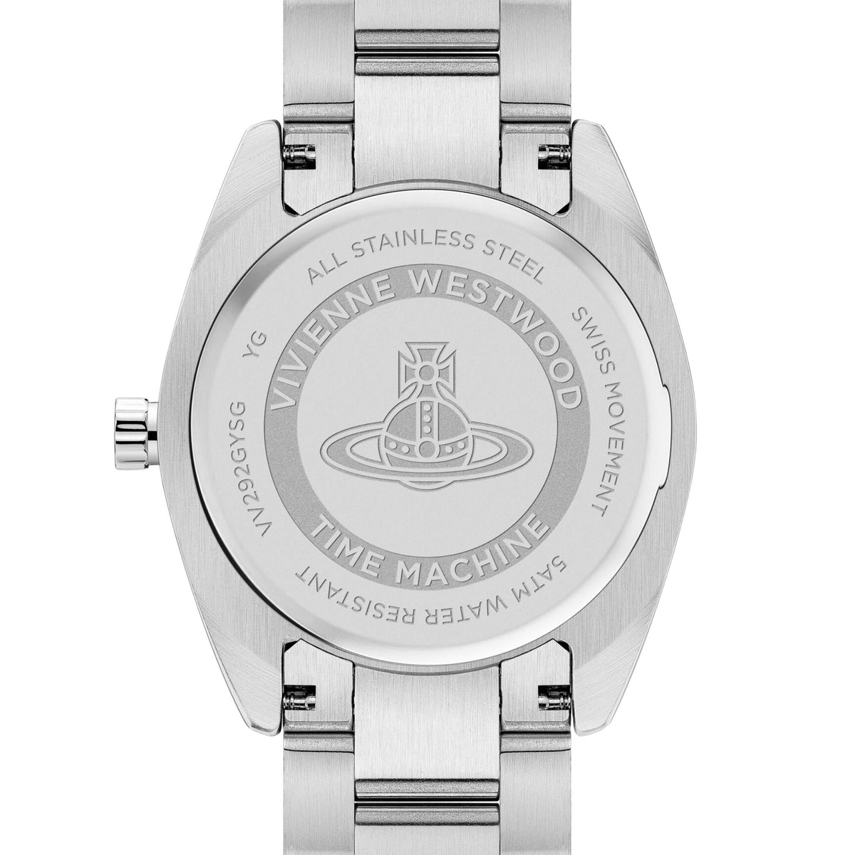 Vivienne Westwood Fenchurch 29mm Grey Dial Steel Ladies Quartz Watch VV292GYSG